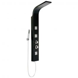 Synergy Alubla Black Shower Tower